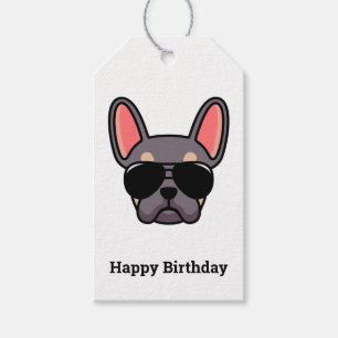 Etiqueta Para Presente Lilac Tan French Bulldog Gift Tags