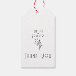Etiqueta Para Presente Lily of Valley Collection | Personalização Branca