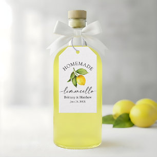 Etiqueta Para Presente Limão de Aquarela de Limoncello