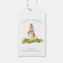 Lindo coelho de Páscoa em aquarela 