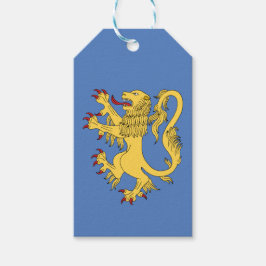 Etiqueta Para Presente Lion Rampant