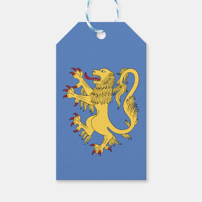 Etiqueta Para Presente Lion Rampant (Frente)
