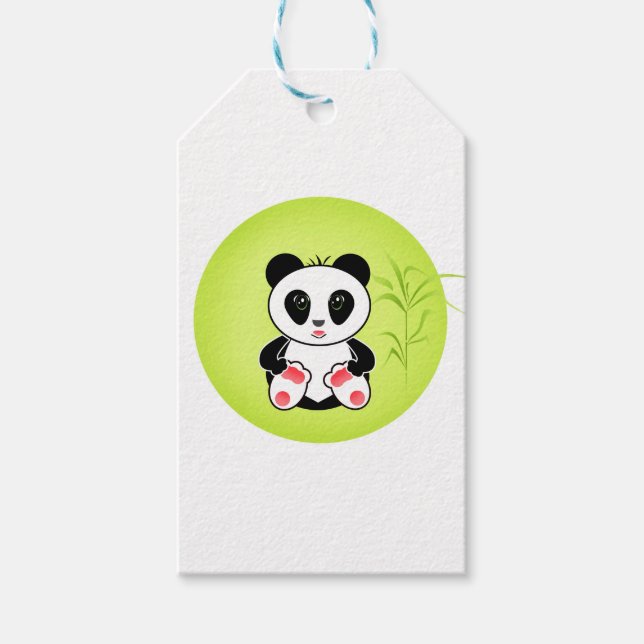 Etiqueta Para Presente Little Panda (Frente)