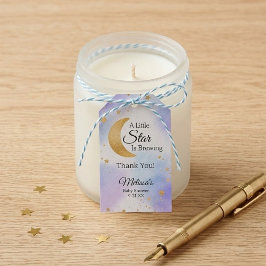 Etiqueta Para Presente Little Star Brewing Thank You Baby Shower