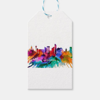 Etiqueta Para Presente Liverpool Skyline
