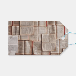 Etiqueta Para Presente Livros Vintage