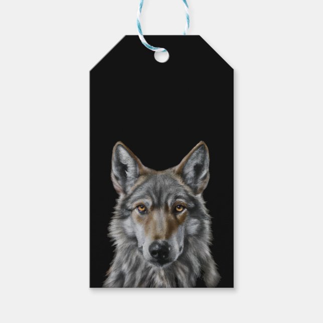 Etiqueta Para Presente Lobo (Frente)