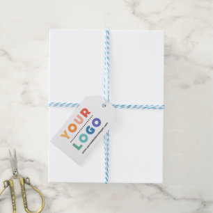 Etiqueta Para Presente Logotipo comercial da empresa personalizada
