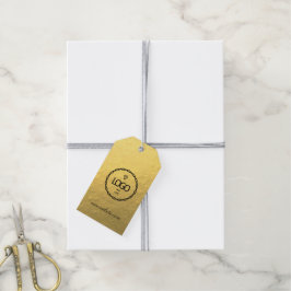 Etiqueta Para Presente Logotipo da Empresa Descrição do Produto Loja Ouro
