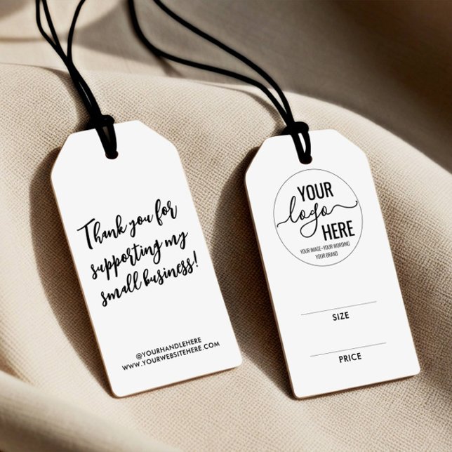 Etiqueta Para Presente Logotipo da marca personalizado Tag de travamento  (Criador carregado)