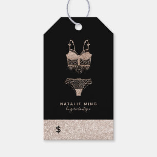 Etiqueta Para Presente Logotipo de Boutique de Lingerie de preços Negóc