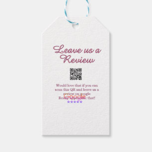 Etiqueta Para Presente logotipo de revisão de negócios do Google Scan QR