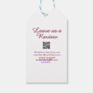 Etiqueta Para Presente logotipo de revisão de negócios do Google Scan QR