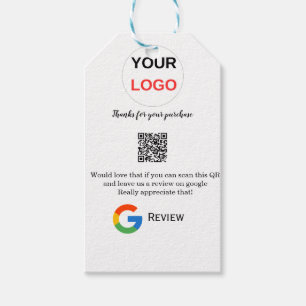 Etiqueta Para Presente logotipo de revisão de negócios do Google Scan QR