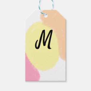 Etiqueta Para Presente logotipo monograma mínimo simples personalizado de