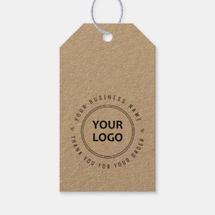 Etiqueta Para Presente logotipo personalizado de negócios obrigado