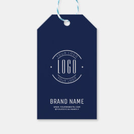 Etiqueta Para Presente logotipo personalizado moderno da empresa marca co