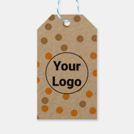 Etiqueta Para Presente Logotipo personalizado simples e elegante aqui na