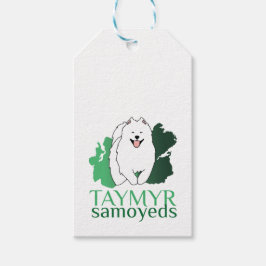 Etiqueta Para Presente logótipo Taymyr Samoyeds