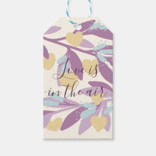 Etiqueta Para Presente Love Hearts Branches Namorados Flowers Holiday