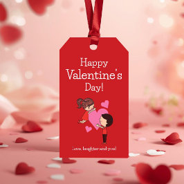 Etiqueta Para Presente Love Laughter You Romantic Valentine Gift Tag