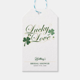 Etiqueta Para Presente Lucky in Love Rua do moderno de Patrick