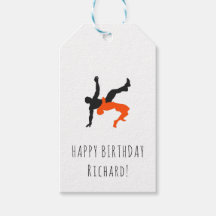 Luta do Wrestler Silhouettes Esporte Nome Personal