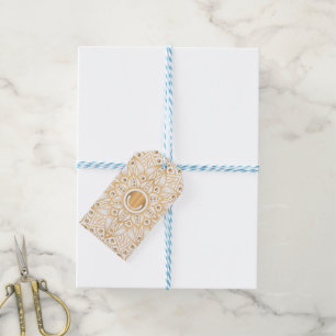 Etiqueta Para Presente Luxury Mandala 11
