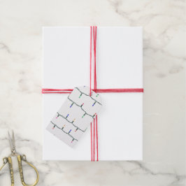 Etiqueta Para Presente Luzes de Natal