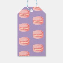 Etiqueta Para Presente Macarons rosa