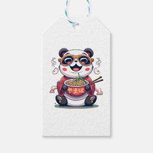 Etiqueta Para Presente Macarrão Panda
