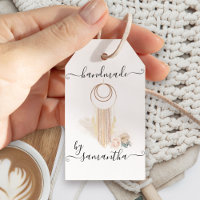 Macrame de Instruções de Nome e Cuidados Fabricado