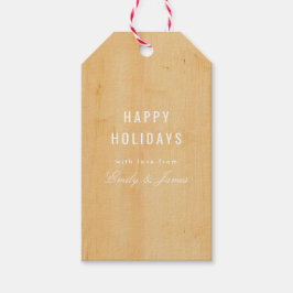 Etiqueta Para Presente Madeira