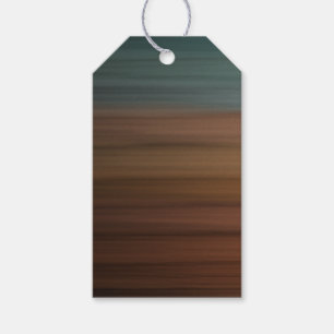 Etiqueta Para Presente Madeira Pintada do Deserto do Sudoeste