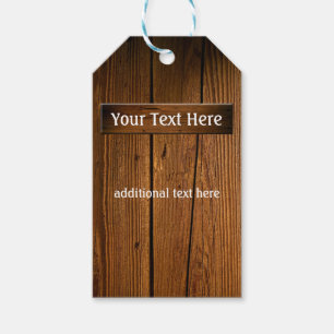 Etiqueta Para Presente Madeira Rústica Todos Propósitos