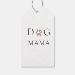 Etiqueta Para Presente Mãe Cachorra Impressão da Pata, Dia das Mães e Man