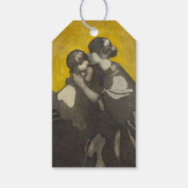 Etiqueta Para Presente Mãe e Criança (por Norah Neilson Cinza)