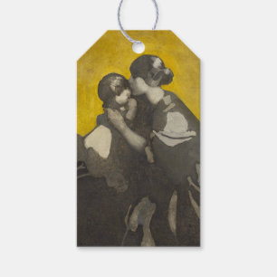 Etiqueta Para Presente Mãe e Criança (por Norah Neilson Cinza)