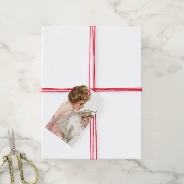 Etiqueta Para Presente Mãe e Filho (Com cordão)