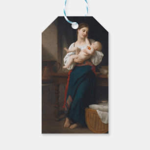 Etiqueta Para Presente Mãe e Filho (por Bouguereau)
