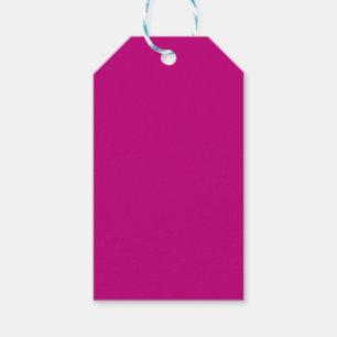 Etiqueta Para Presente Magenta (cor sólida) 