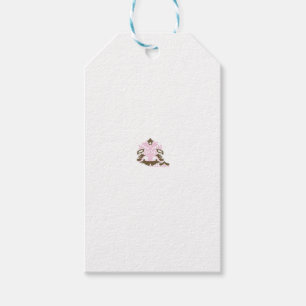 Etiqueta Para Presente Magenta-Vermelho, Laranja Amarelado decorativo