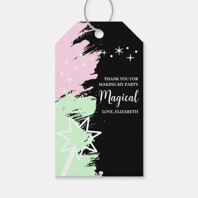 Etiqueta Para Presente Magical Birthday (Frente)