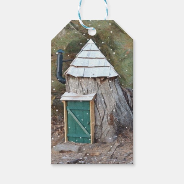 Etiqueta Para Presente Magical Elf House (Frente)