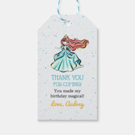 Etiqueta Para Presente Magical Princess Fairytale Favor Obrigado Tag
