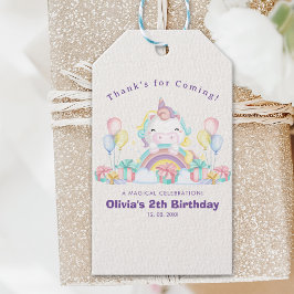 Etiqueta Para Presente Magical Unicorn Birthday Girl