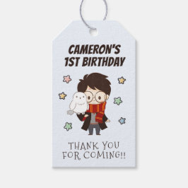 Etiqueta Para Presente Mágico Aniversário de HARRY POTTER™ e Hogwarts