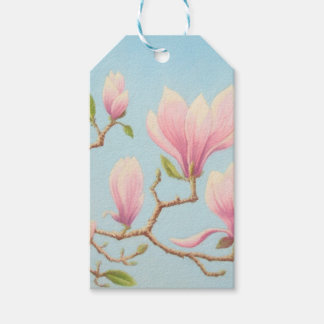 Etiqueta Para Presente Magolias em Bloom, Wisley Gardens, Surrey, Pastel