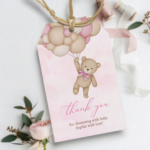 Etiqueta Para Presente Mal Podemos Esperar Baby Shower Rosa Obrigado