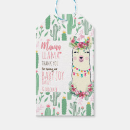 Etiqueta Para Presente Mama Llama Fiesta Baby Girl Chá